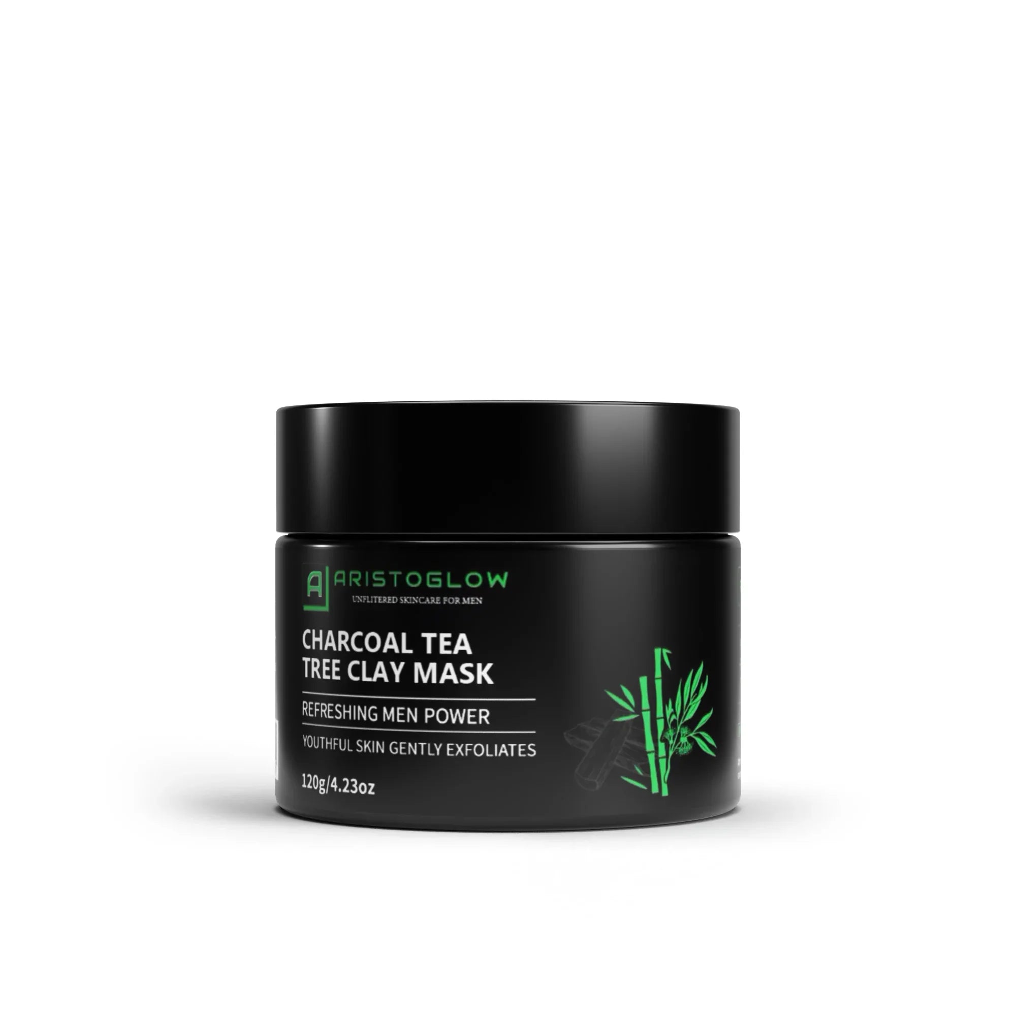 Charcoal Tea Tree Clay Mask - AristoGlow