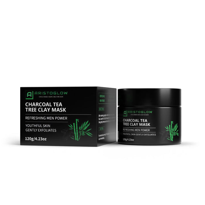 Charcoal Tea Tree Clay Mask - AristoGlow