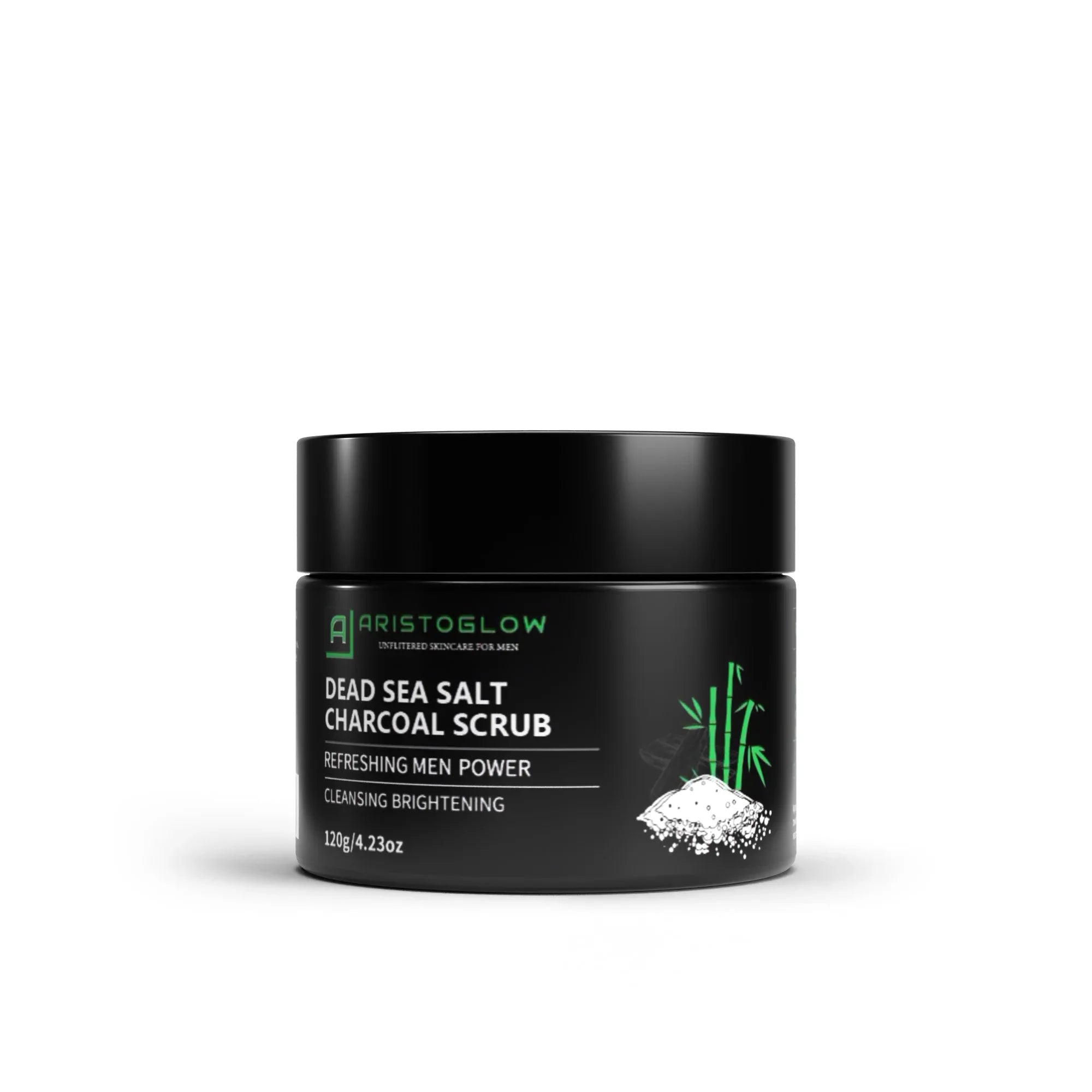 Dead Sea Salt Charcoal Scrub - AristoGlow