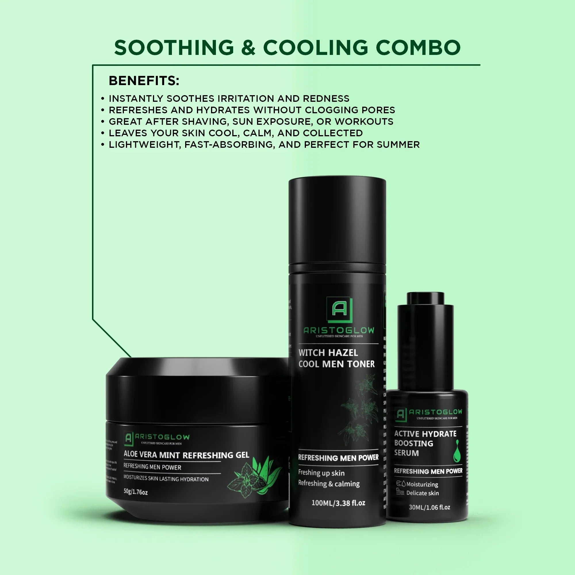 Soothing & Cooling Combo - AristoGlow