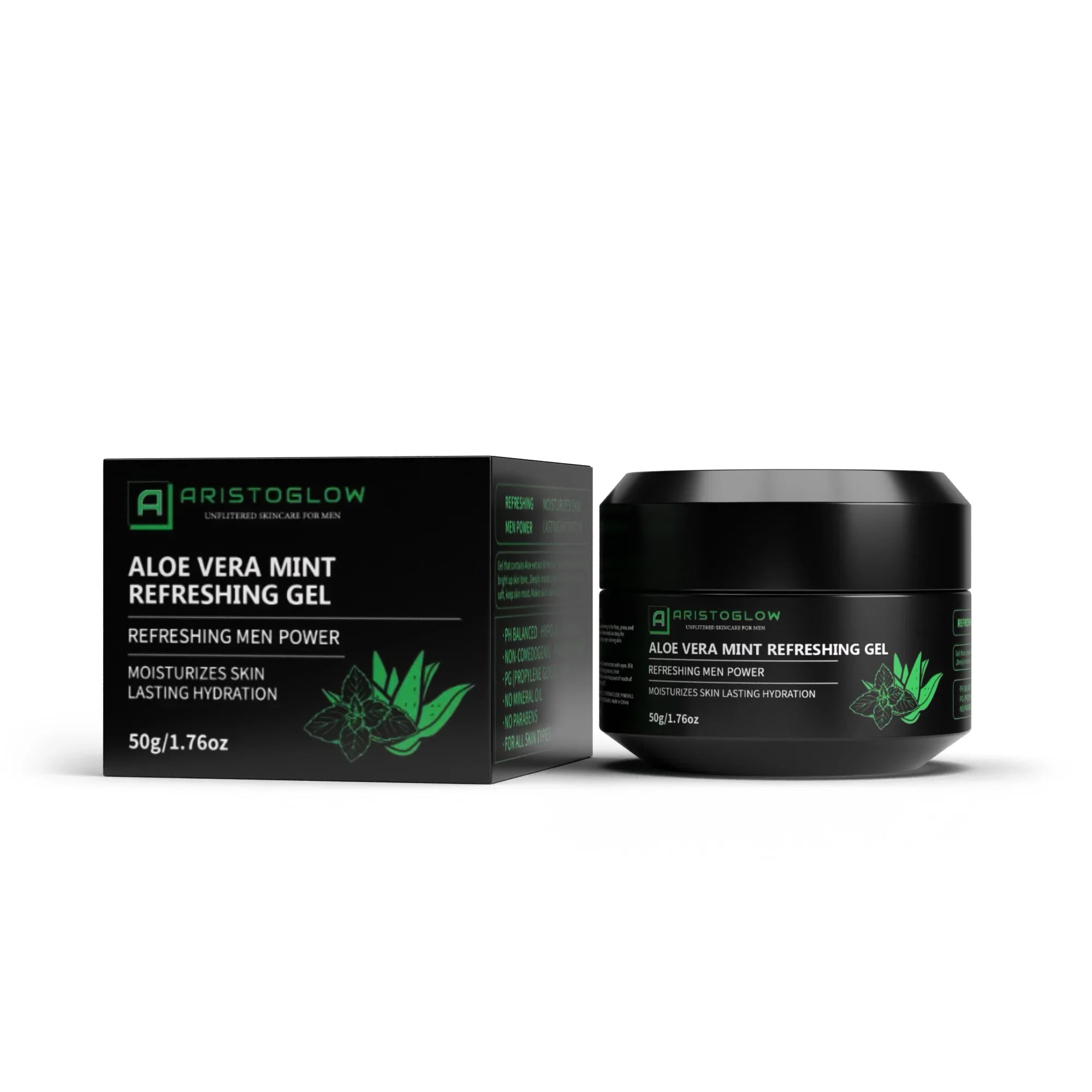 Aloe Vera Mint Refreshing Gel - AristoGlow
