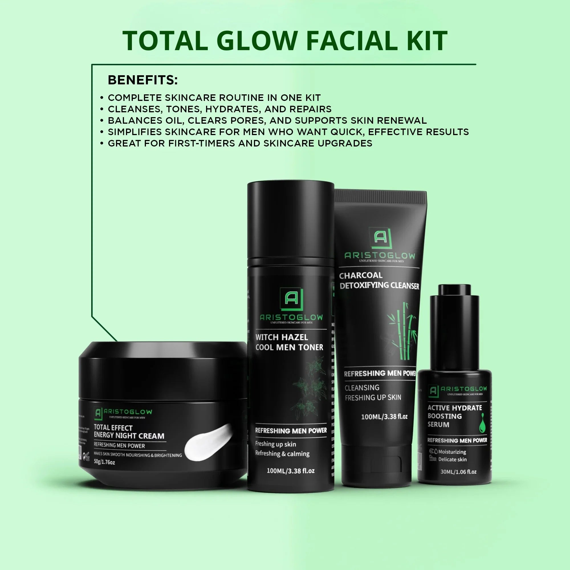 Total Glow Facial Kit - AristoGlow